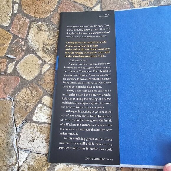 David Baldacci "The Whole Truth" 1st Edition Hardcover Thriller Novel - Picture 3 of 9